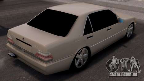 Mercedes-Benz S Sınıfı W140 Cinza para GTA 4