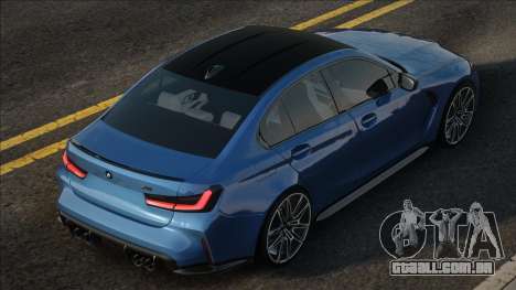 BMW M3 Competition G80 2021 Blue para GTA San Andreas