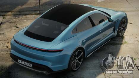 2021 Porsche Taycan Turbo S R-Plate para GTA San Andreas