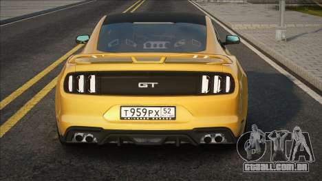 2018 Ford Mustang GT [Yellow] para GTA San Andreas