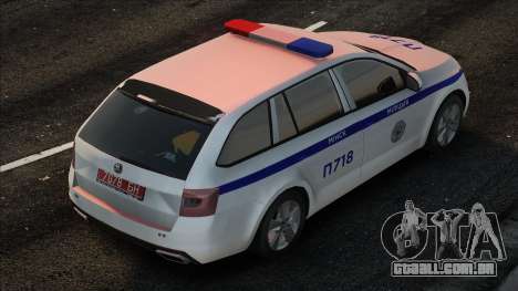 Skoda Octavia VRS MILITSIYA MINSK para GTA San Andreas