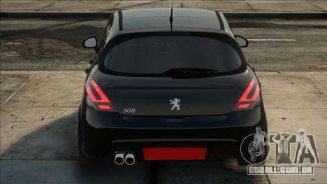 Peugeot 308 Black para GTA San Andreas