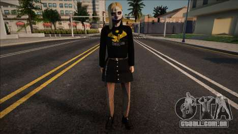 Menina na composição de Halloween para GTA San Andreas