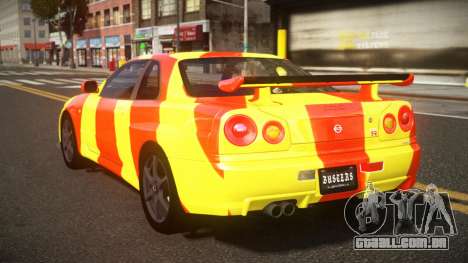 Nissan Skyline R34 Heroshi S2 para GTA 4