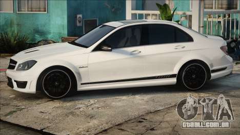 Mercedes-Benz C63 AMG WhITee para GTA San Andreas