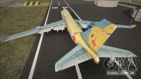 ANA In a Pokemon Livery B747-400 Skin para GTA San Andreas