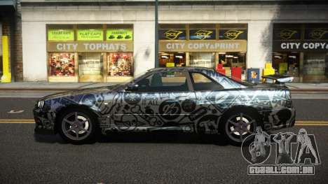 Nissan Skyline R34 Heroshi S14 para GTA 4