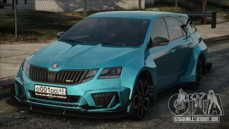 Skoda Octavia VRS BLue para GTA San Andreas