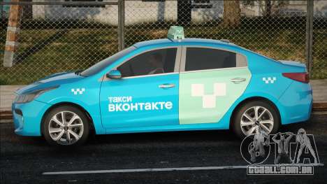 Kia Rio (táxi VKontakte) para GTA San Andreas