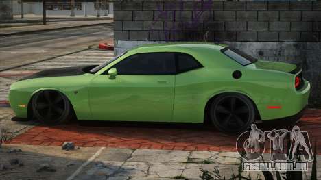 2017 Dodge Challenger Hellcat - Lime Green para GTA San Andreas