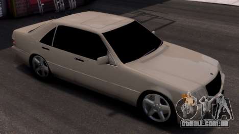 Mercedes-Benz S Sınıfı W140 Cinza para GTA 4