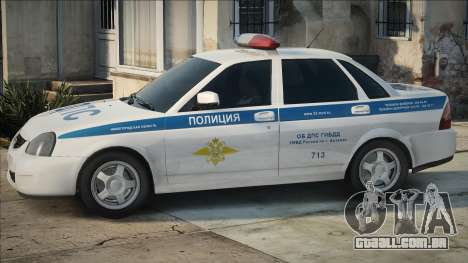 LADA Priora - polícia de trânsito em Arzamas para GTA San Andreas