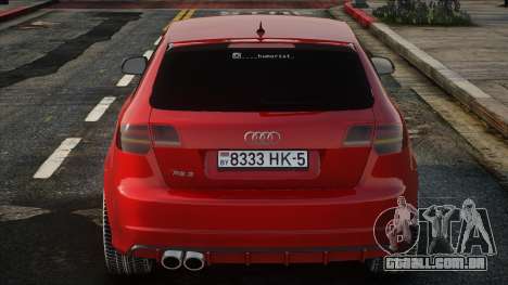 Audi RS3 Red para GTA San Andreas