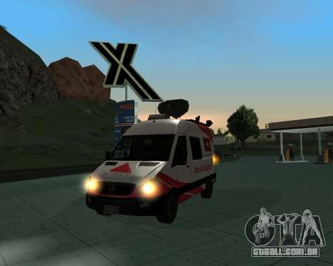 Sirasa TV News Van para GTA San Andreas