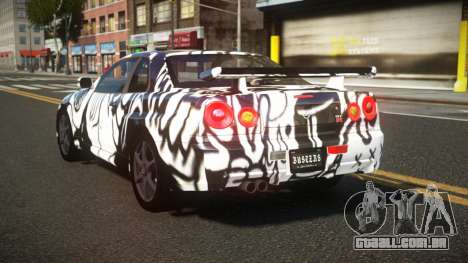 Nissan Skyline R34 Heroshi S6 para GTA 4