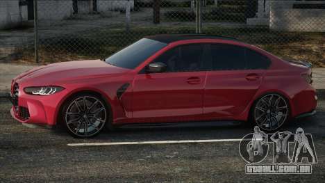 BMW M3 Competition g80 2021 Red para GTA San Andreas