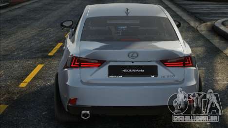 Lexus IS350 Silver para GTA San Andreas