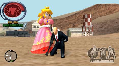 Peach de Super Smash Bros Melee para GTA San Andreas