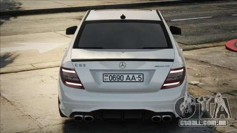 Mercedes-Benz C63 AMG WhITee para GTA San Andreas