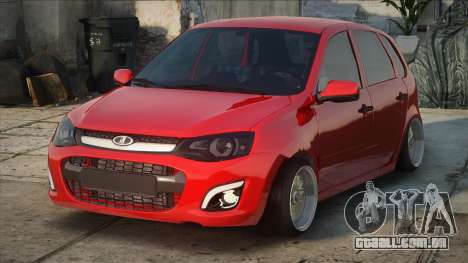 Lada Kalina Vermelho para GTA San Andreas