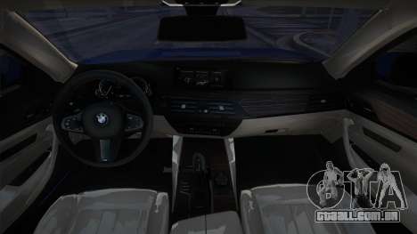 BMW 540i G30 Azul para GTA San Andreas