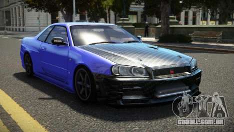 Nissan Skyline R34 Rufasey para GTA 4