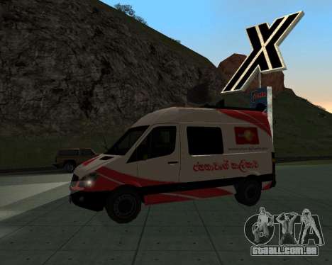 Sirasa TV News Van para GTA San Andreas