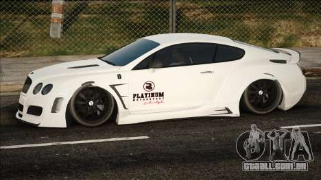 Bentley Continental GT Platinum Motorsport WY para GTA San Andreas