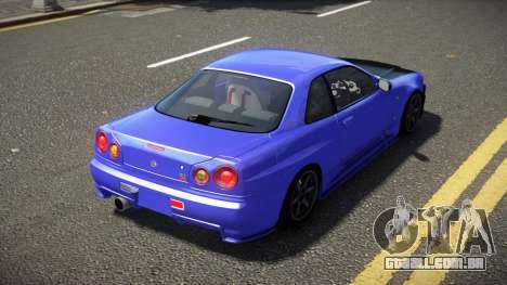 Nissan Skyline R34 Rufasey para GTA 4