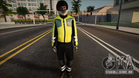 Inspetor do batalhão motorizado da polícia de tr para GTA San Andreas