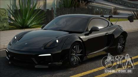 Porsche Cayman GTS 2015 Black para GTA San Andreas