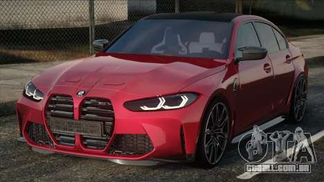 BMW M3 Competition g80 2021 Red para GTA San Andreas