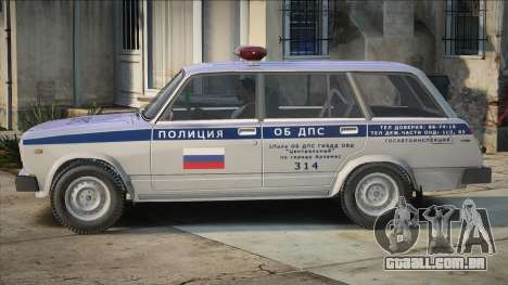 VAZ 2104 com pintura da polícia de trânsito para GTA San Andreas