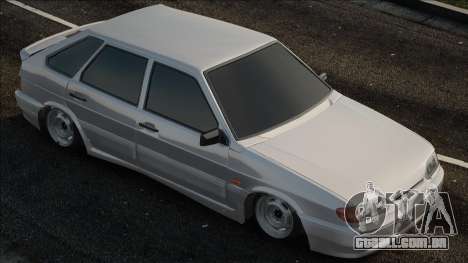 VAZ 2114 Branco e em stock para GTA San Andreas