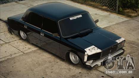 VAZ 2107 Preto para GTA San Andreas