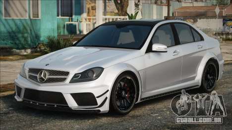 Mercedes-Benz C63 AMG Série Preta para GTA San Andreas