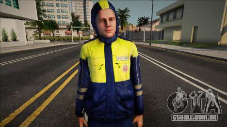 Inspetor da polícia de trânsito em uniforme de m para GTA San Andreas