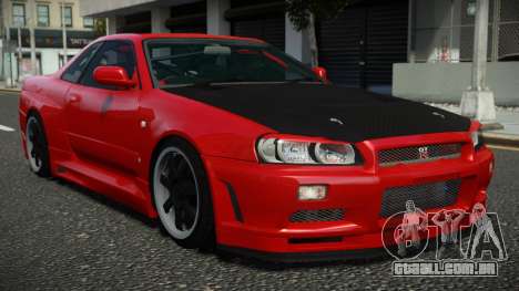 Nissan Skyline R34 Lanuga para GTA 4