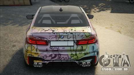 BMW M5 Vinyl para GTA San Andreas