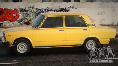 VAZ 2107 Amarelo em stock para GTA San Andreas