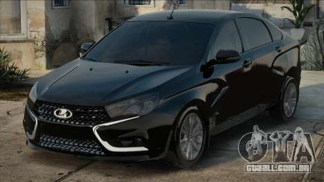 Lada Vesta Oper Blek para GTA San Andreas