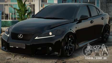 Lexus IS-F Black para GTA San Andreas