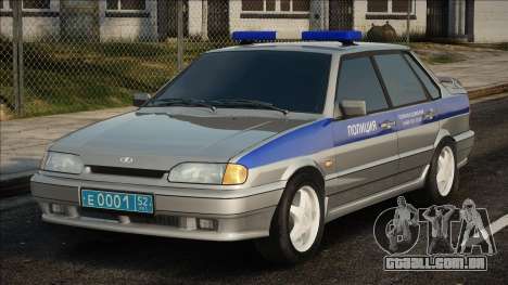 VAZ 2115 - Polícia para GTA San Andreas