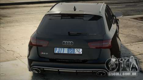 Audi RS6 Blek para GTA San Andreas