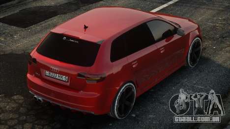 Audi RS3 Red para GTA San Andreas