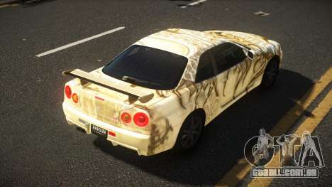 Nissan Skyline R34 Heroshi S12 para GTA 4