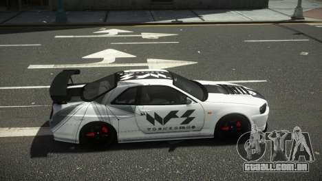 Nissan Skyline R34 Fizoxy para GTA 4