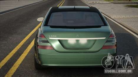 Mercedes-Benz S500 w221 Green para GTA San Andreas