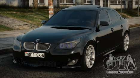 BMW e60 530i Black para GTA San Andreas