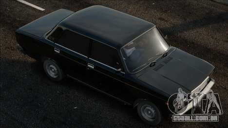 VAZ 2107 Preto em estoque clássico para GTA San Andreas